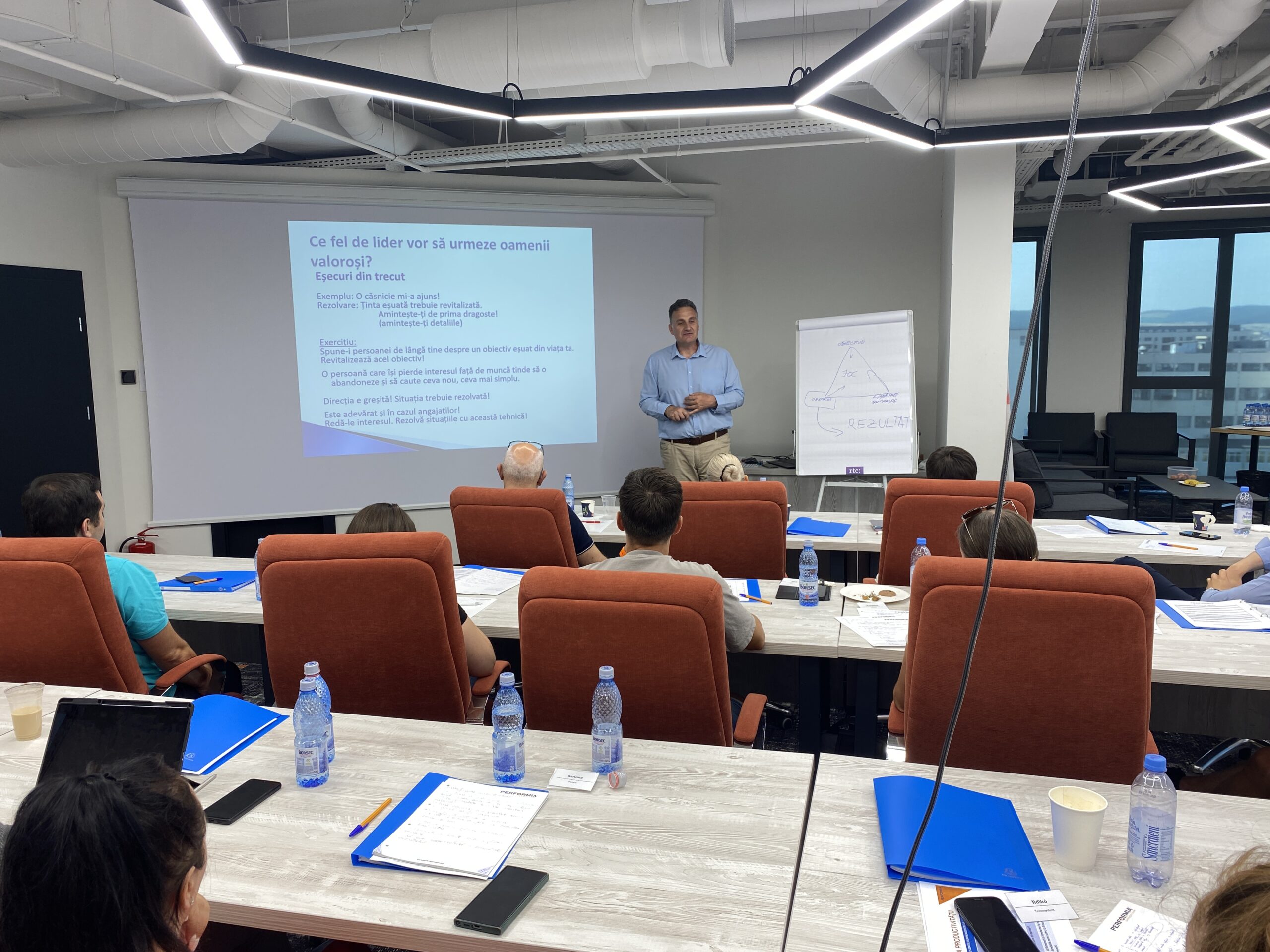 Training Performia organizat în iulie 2024 la IncubCenter din Târgu Mureș.