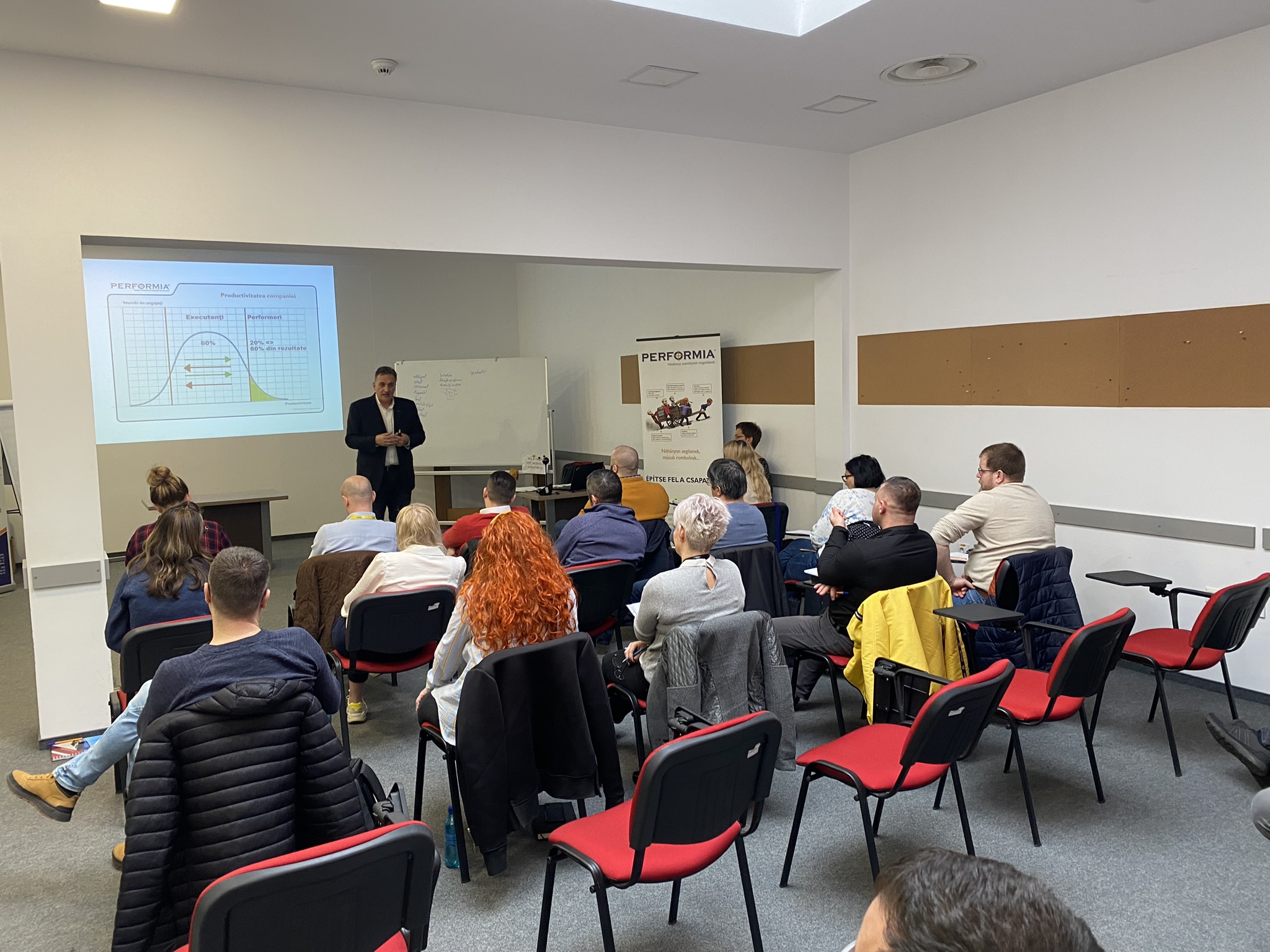 Training Performia pentru compania FomCo organizat în aprilie 2023.