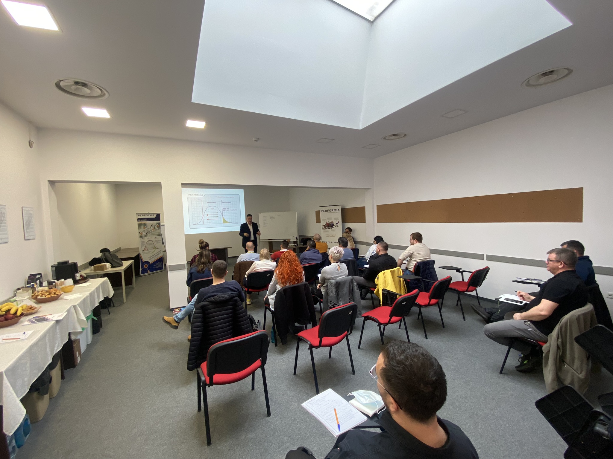 Training Performia la grupul de companii FomCo, primăvara anului 2023 – sesiune internă de formare